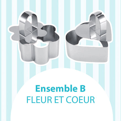 Set de moules à gâteaux ronds 3D DIY